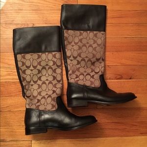 Coach Logo Boots