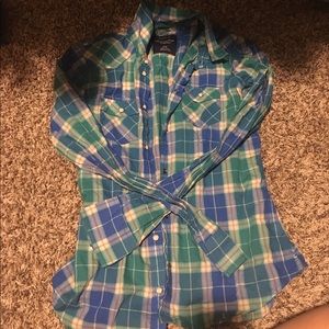 Plaid flannel shirt