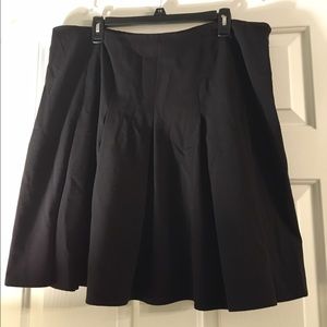 Black Flowing Skirt