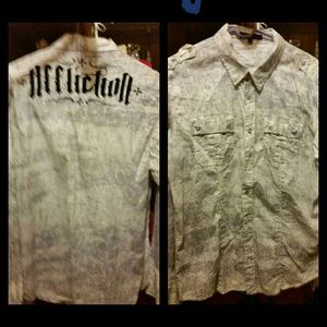 Affliction button up