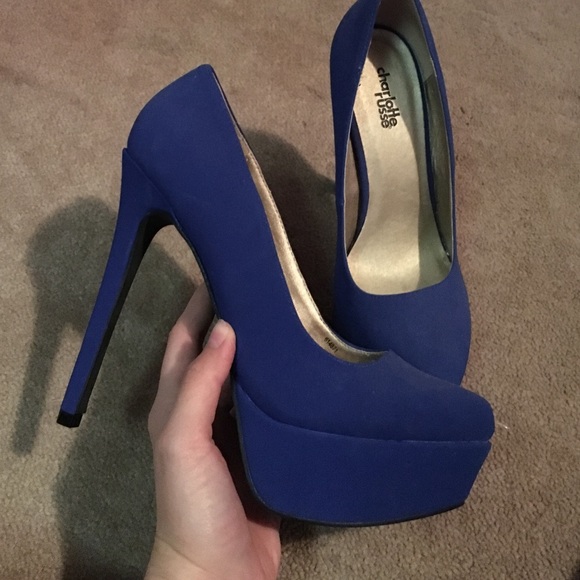 Blue pumps - Picture 2 of 3