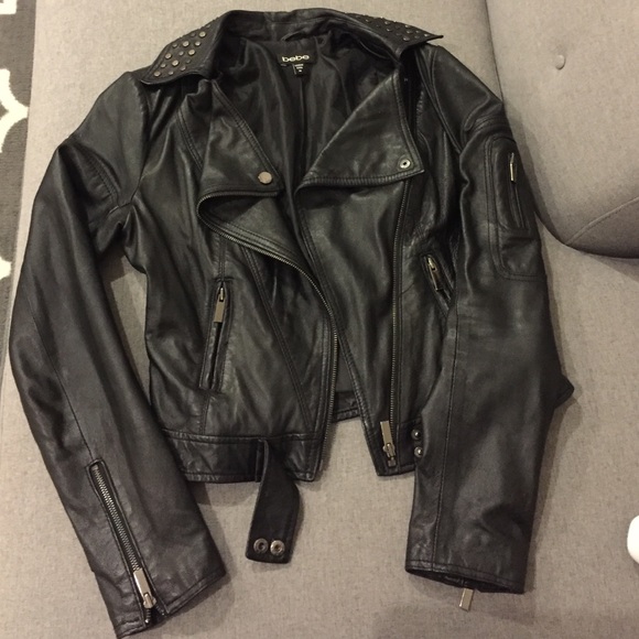 Bebe 100% leather jacket - Picture 1 of 2