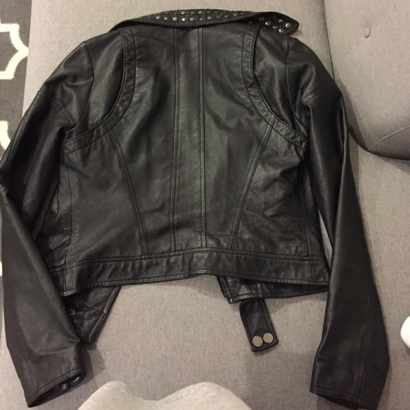 Bebe 100% leather jacket - Picture 2 of 2