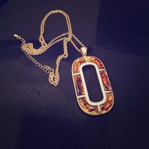 30-33" Lia Sophia Tortoiseshell Pendant Necklace