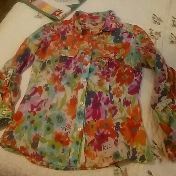 Floral blouse