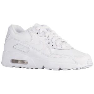 All white Nike Air Max 90 Youth Sz 4/women's Sz 6