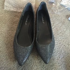 Sparkly flats