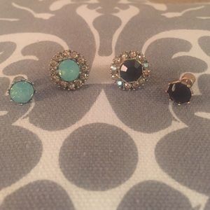 Trevi Convertible Halo Stud Earrings