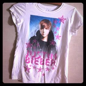 Justin Bieber official merchandise tee
