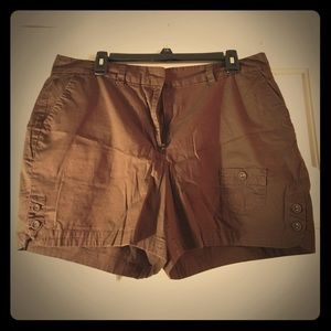 Dark Brown Shorts