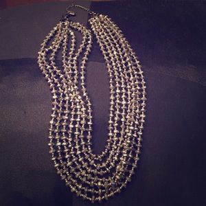 17-20" Lia Sophia Multi-Strand Hematite Necklace