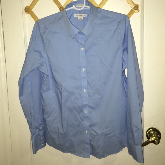 Women's blue dress shirt