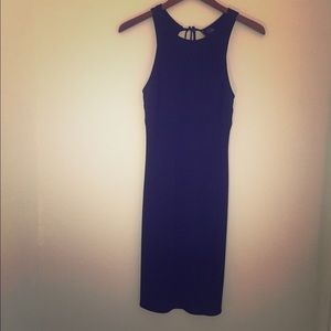 BCBG Fun and elegant simple black cocktail dress