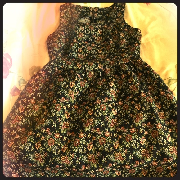 Brocade Tapestry Fit & Flare Dress - Picture 1 of 4