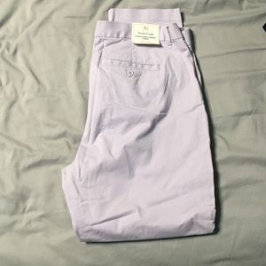 Gap.  Cropped pants.  Lavender