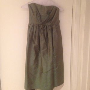 Cute green strapless dress