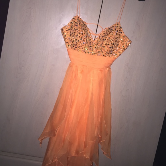 Prom Dress• Orange• - Picture 1 of 4