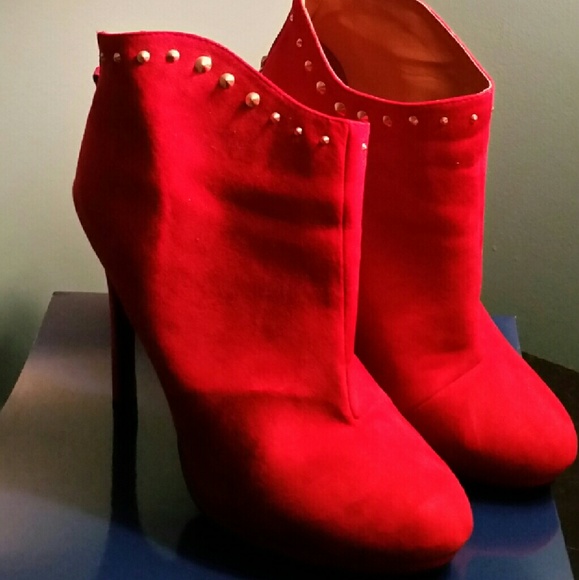 Classic Red Heel Booties