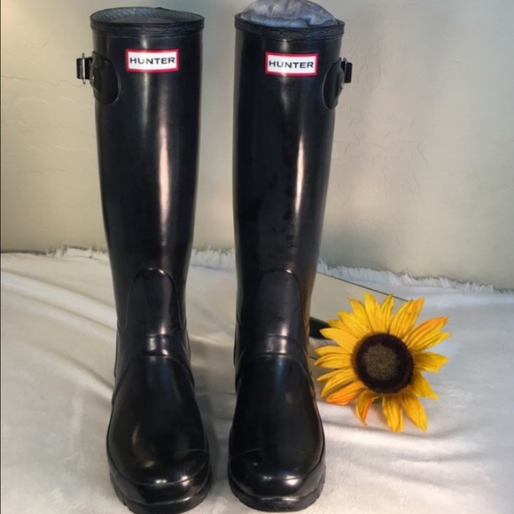 Hunter Shoes - HUNTER ☔ 💕Black Tall Rain Boots