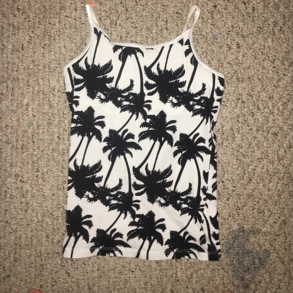 Black and white tank top
