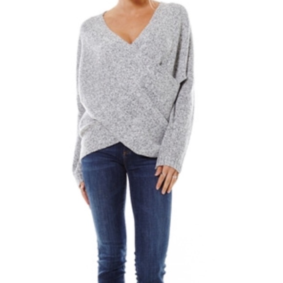 1 LEFT! 💥long sleeve overlap sweater - Picture 2 of 2