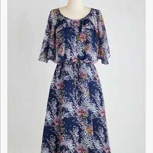 Floral chiffon dress