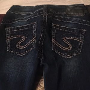 Silver pants size 25 w 33L