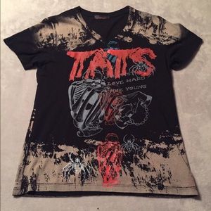 Ed Hardy, Size Large, Black tee