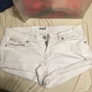 White shorts