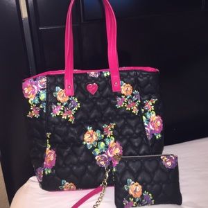 Betsey Johnson bag n Wallet
