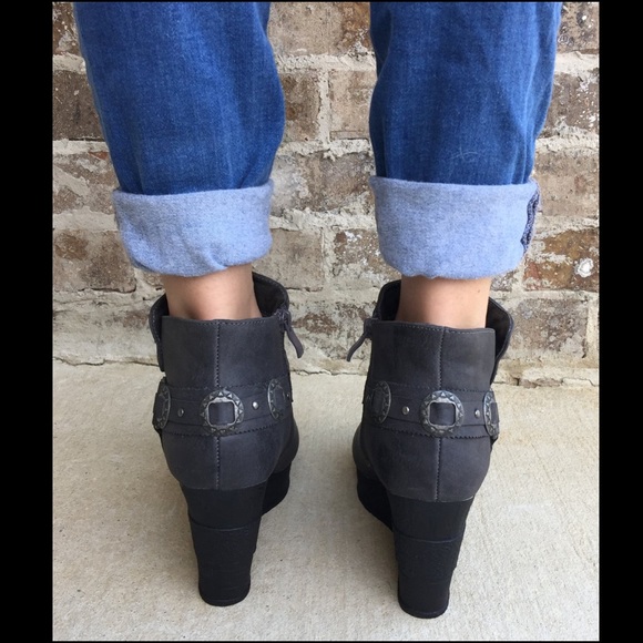 SEE NEW LISTING (SOLD) -Sbicca Brigit Wedge Bootie - Picture 3 of 4