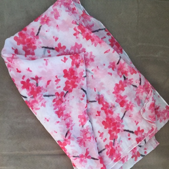 J crew floral scarf