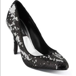 Sparkle Cocktail Sequin Closed Toe Pump