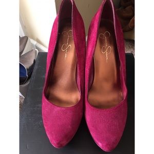 Jessica Simpson Waleo Suede Platform Pump size 11