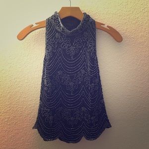 NWT beaded evening top