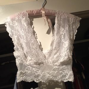 Handmade lace lingerie bra/panty set