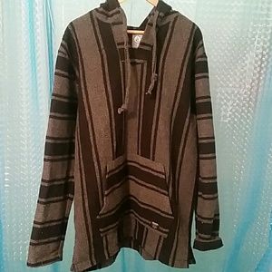 Volcom drug rug poncho baja
