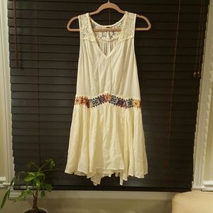 Free People lace and embroidered dress