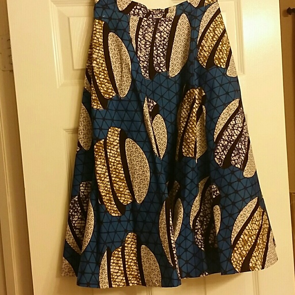 African Inspired flared skirt