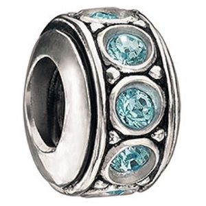 Chamilia bead - March birthstone