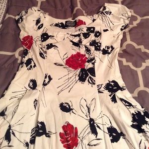 Hearts and roses dress