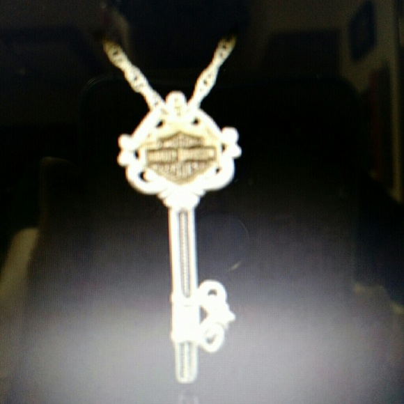Harley Davidson 925 sterling silver and gold