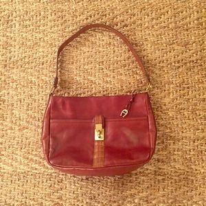 Etienne Aigner Brown Leather Bag
