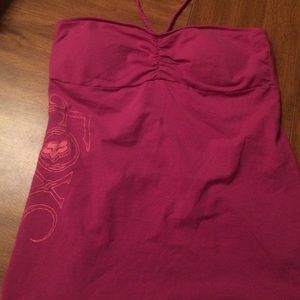 Fox fushia halter top