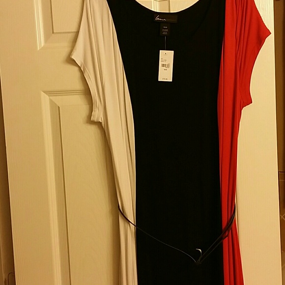 Color block maxi