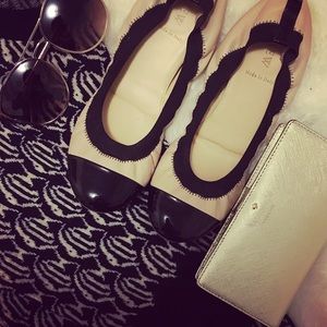 J. Crew Mila Leather Ballet Flats