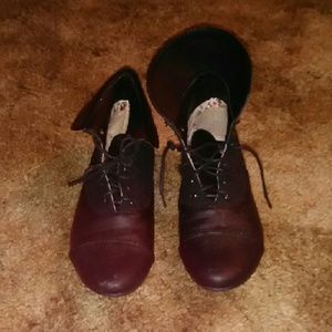 Worn once ankle booties