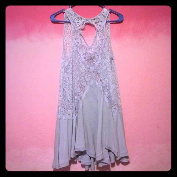 Lavender lace dress/top