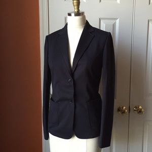 Uniqlo soft jersey jacket, navy, size s