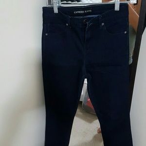 High rise ankle legging express jeans
